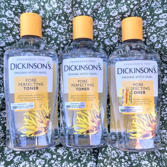 NWT Lot of 3 Dickinson's Original Witch Hazel Pore Perfecting Toner 16 fl oz - Picture 1 of 4